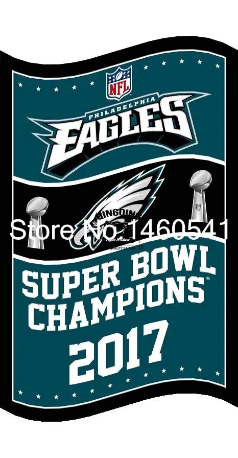 Philadelphia Eagles Super Bowl Champions Flag 3ft x 5ft Polyester NFL ...