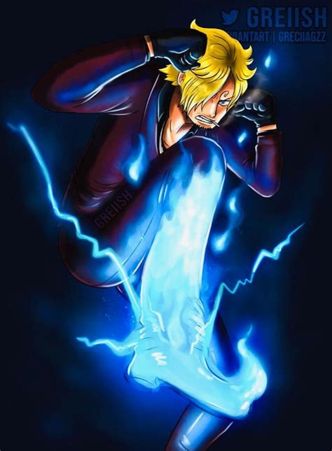 Sanji blue flame em 2022 | Anime, Manga, Azul in 2022 | Blue anime, One piece series, One piece ...