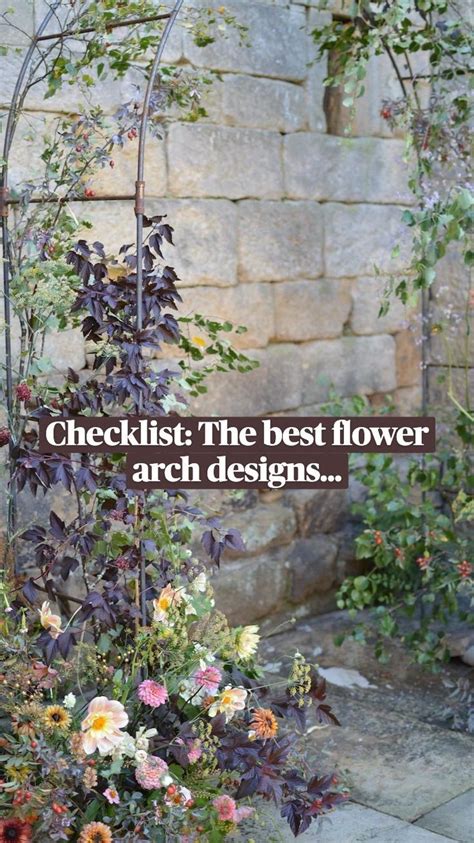 Checklist: The best flower arch designs... | Amazing flowers, Flower ...