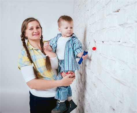 Premium Photo | Happy family in new house. construction, repair, interior.