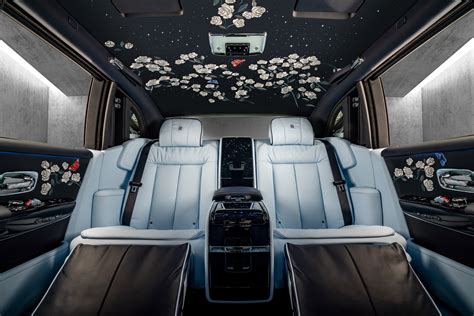 Rolls-Royce Unveils Bespoke Phantom with 1 million embroidered stitches