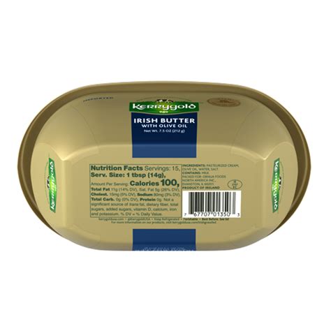 Irish Butter with Olive Oil | Kerrygold | Rich and Spreadable