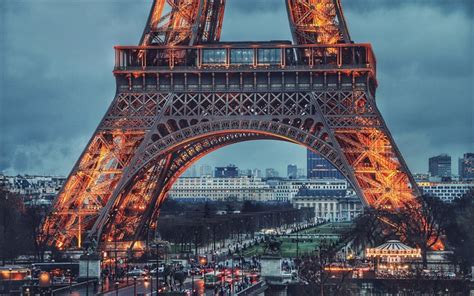 Download wallpapers Eiffel Tower, 4k, french landmarks, cityscapes ...