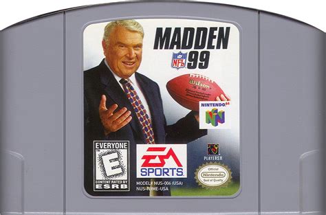 Madden NFL 99 cover or packaging material - MobyGames