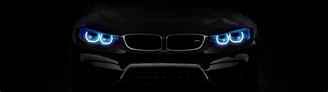 BMW M3 Wallpaper 4K, Angel Eyes, Black background, 5K