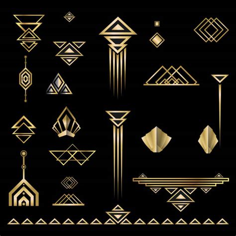 Art Deco Logos Illustrations, Royalty-Free Vector Graphics & Clip Art - iStock