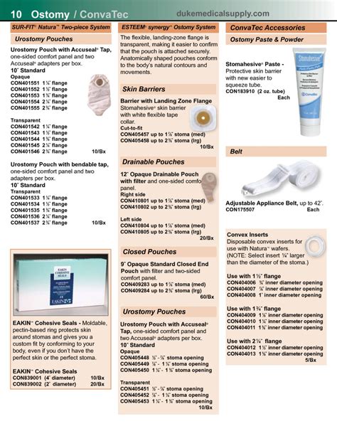 Ostomy Products | Duke Medical Supply