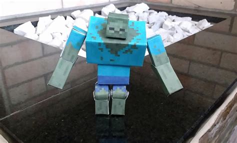 Papercraft Minecraft Mutant Skeleton