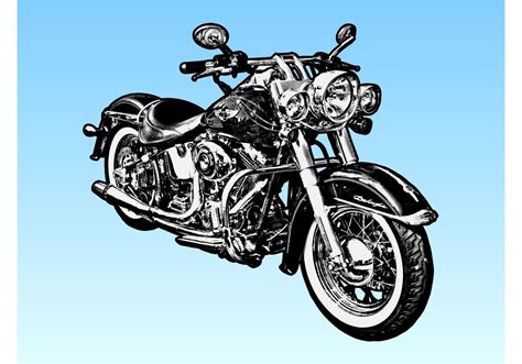 Harley Davidson Motorcycle Vector. Choose from thousands of free ...