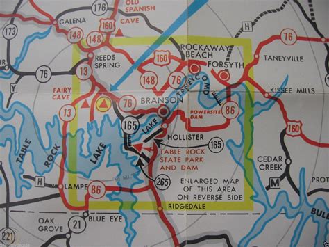 Table Rock Lake Map Branson Missouri | Awesome Home