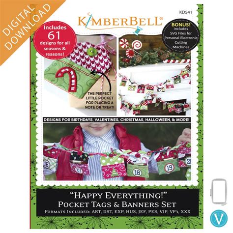 Happy Everything! Pocket Tags & Banners - Kimberbell