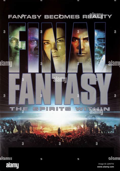 FILM POSTER, FINAL FANTASY: THE SPIRITS WITHIN, 2001 Stock Photo - Alamy