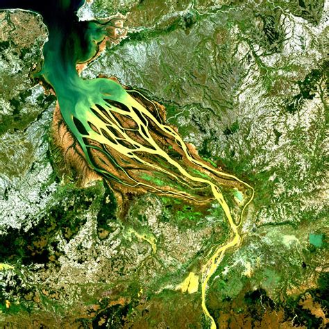 Landsat 8 launch: Earth-observation satellite images show planetary art.