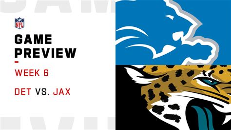 Detroit Lions vs. Jacksonville Jaguars preview | Week 6