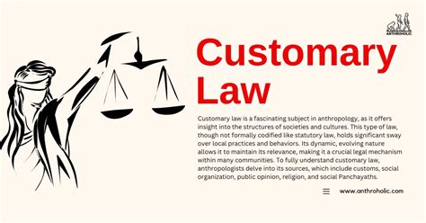 Customary Law | Anthroholic