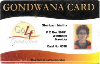 The Origin of the Gondwana Collection Namibia Card Pt 2