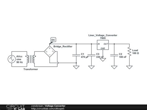 Voltage Converter - CircuitLab