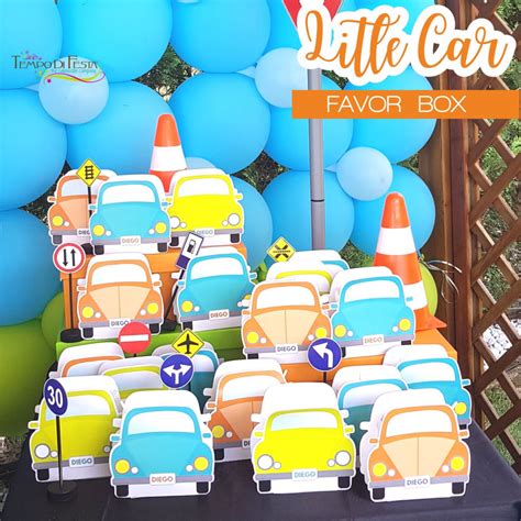 LITTLE CAR CUSTOMIZED FAVOR BOX