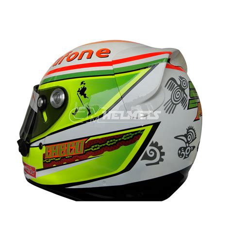 SERGIO PEREZ 2013 F1 REPLICA HELMET FULL SIZE - CM Helmets