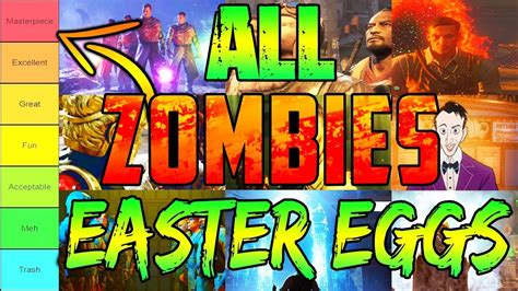 RANKING ALL 35 CALL OF DUTY: ZOMBIES EASTER EGGS!! - YouTube