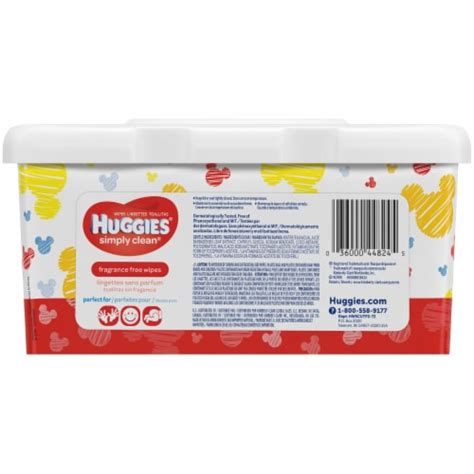 Huggies Simply Clean Unscented Baby Wipes, 72 ct - Fred Meyer