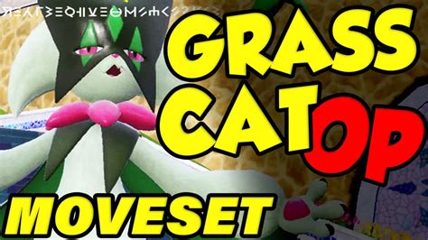 GRASS CAT OP! Best Meowscarada Movesets For Pokemon Scarlet and Violet ...