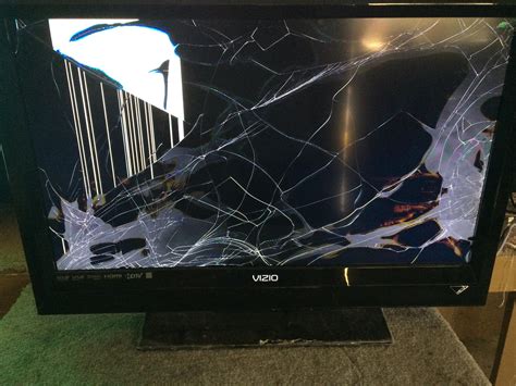 broken tv screen!!! time to think about repair the screen or replace it ...