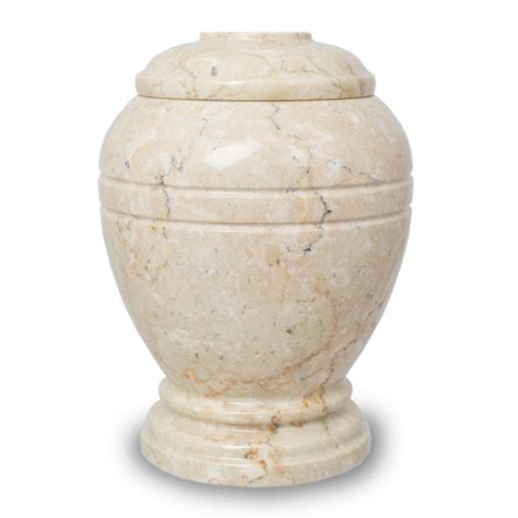 Ringed Alluvium Marble Cremation Urn - Extra Small | OneWorld Memorials