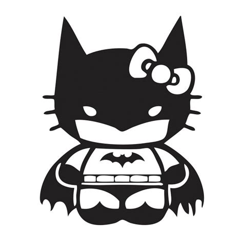 Hello Kitty Meets Batman? | Pumpkin Carving Stencils | POPSUGAR Smart ...