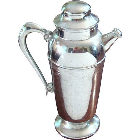 Vintage Chrome Cocktail Drink Shaker, Circa 1950 SOLD on Ruby Lane