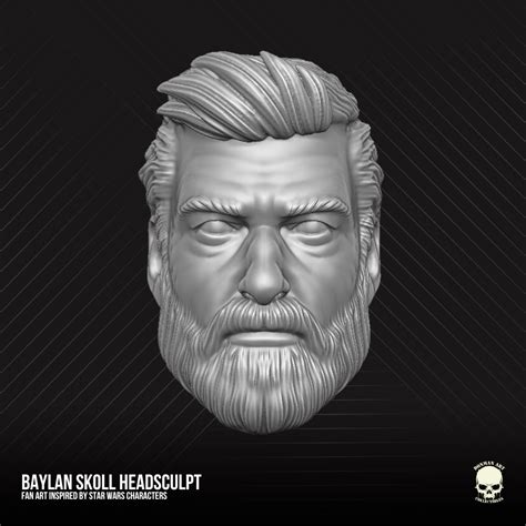 Baylan Skoll fan art head 3D printable file - DONMAN ART