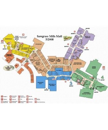 Sawgrass Mills Map PDF – Scouting Web