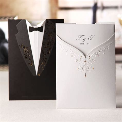 Blank Wedding Invitation Card