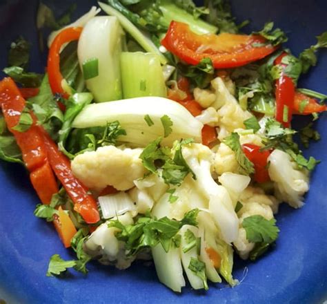 Organic Baby Bok Choy & Cauliflower Stir Fry | Blush Lane