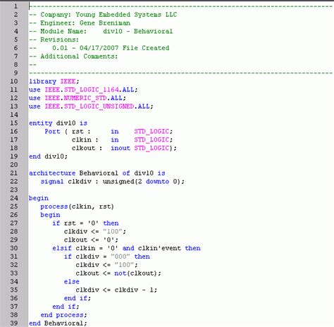 VHDL tutorial - Creating a hierarchical design - Gene Breniman