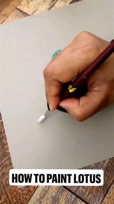 How to paint lotus acrylic painting flowers | Flower painting, Flower drawing, Acrylic painting ...