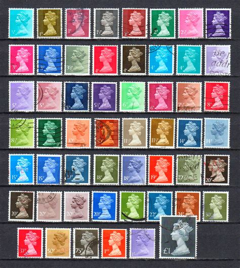 Great Britain Queen Elizabeth II stamps set used. 552c | Etsy