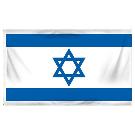 Israel 3ft x 5ft Polyester Flag