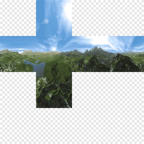 Equirectangular projection 3D computer graphics Desktop Cube mapping, panorama, 3D Computer ...