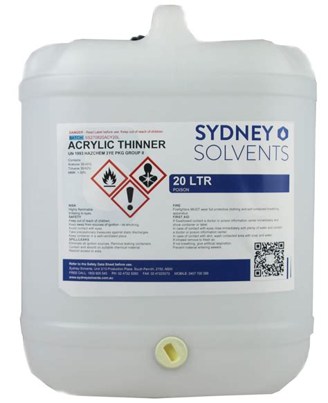 Acrylic Thinner Paint Cleaner 20 Litre | eBay