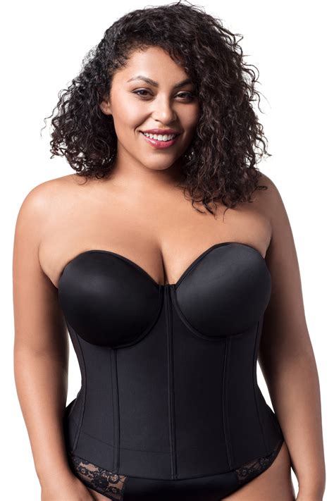 Elila Molded Strapless Longline Bra 6721