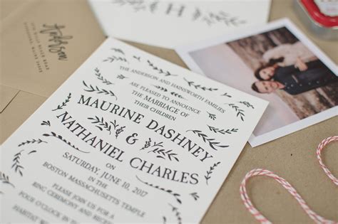 The Best Diy Letterpress Wedding Invitations - Home, Family, Style and Art Ideas