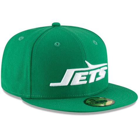 New Era New York Jets Green Omaha Throwback 59FIFTY Fitted Hat