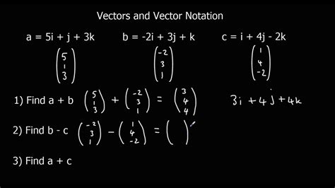 Vectors and Vector Notation - YouTube