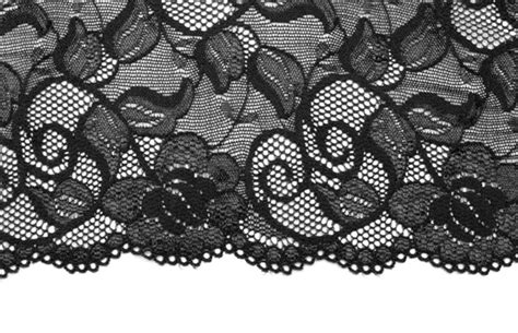 Black lace with pattern in the manner of flower — Stock Photo © Ruslan #4431557