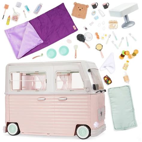 Our Generation Country Cruising Rv Camper Vehicle Playset For 18" Dolls ...