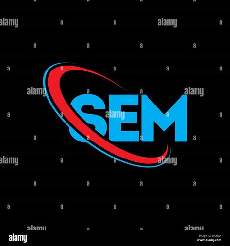 SEM logo. SEM letter. SEM letter logo design. Initials SEM logo linked ...