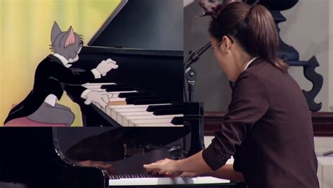 Pianist Performs in Perfect Sync With 'Tom and Jerry'