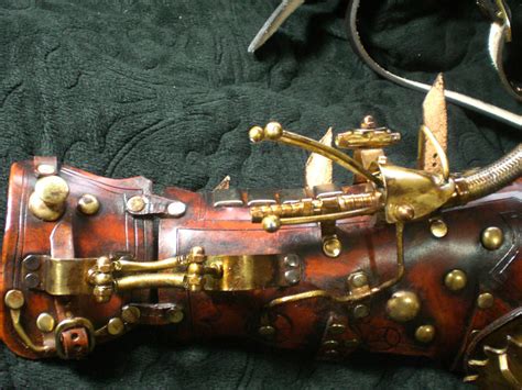 Steampunk Arm ray gun close up by Skinz-N-Hydez on DeviantArt