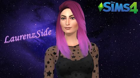 The Sims 4 CAS: LaurenzSide + Paint 3D Speed Edit - YouTube